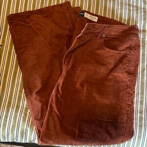 Old Navy Rust Corduroy Pants